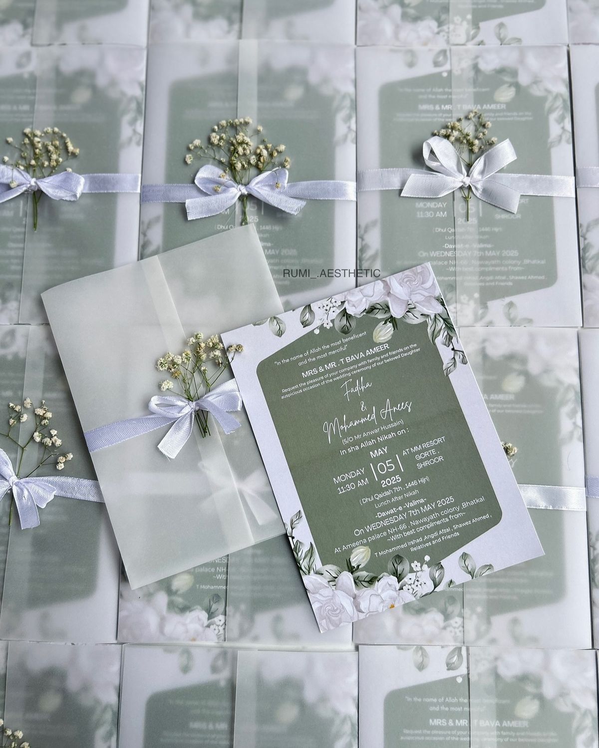 Floral Invitation Set